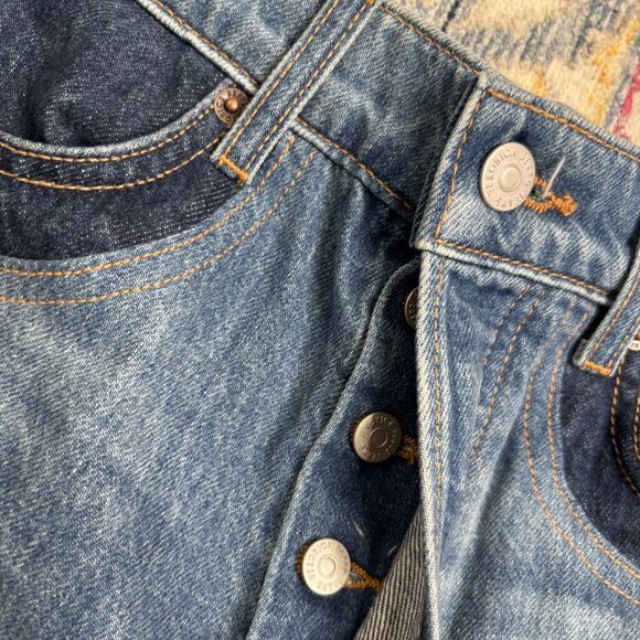 Veronica Beard Taylor Cropped Wide Jeans - Picture 6 of 7